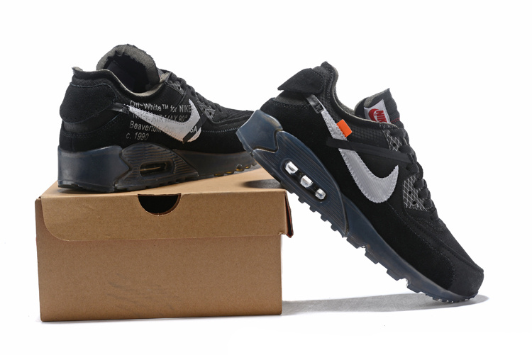 off white nike air max 90 official sneaker ow black gray
